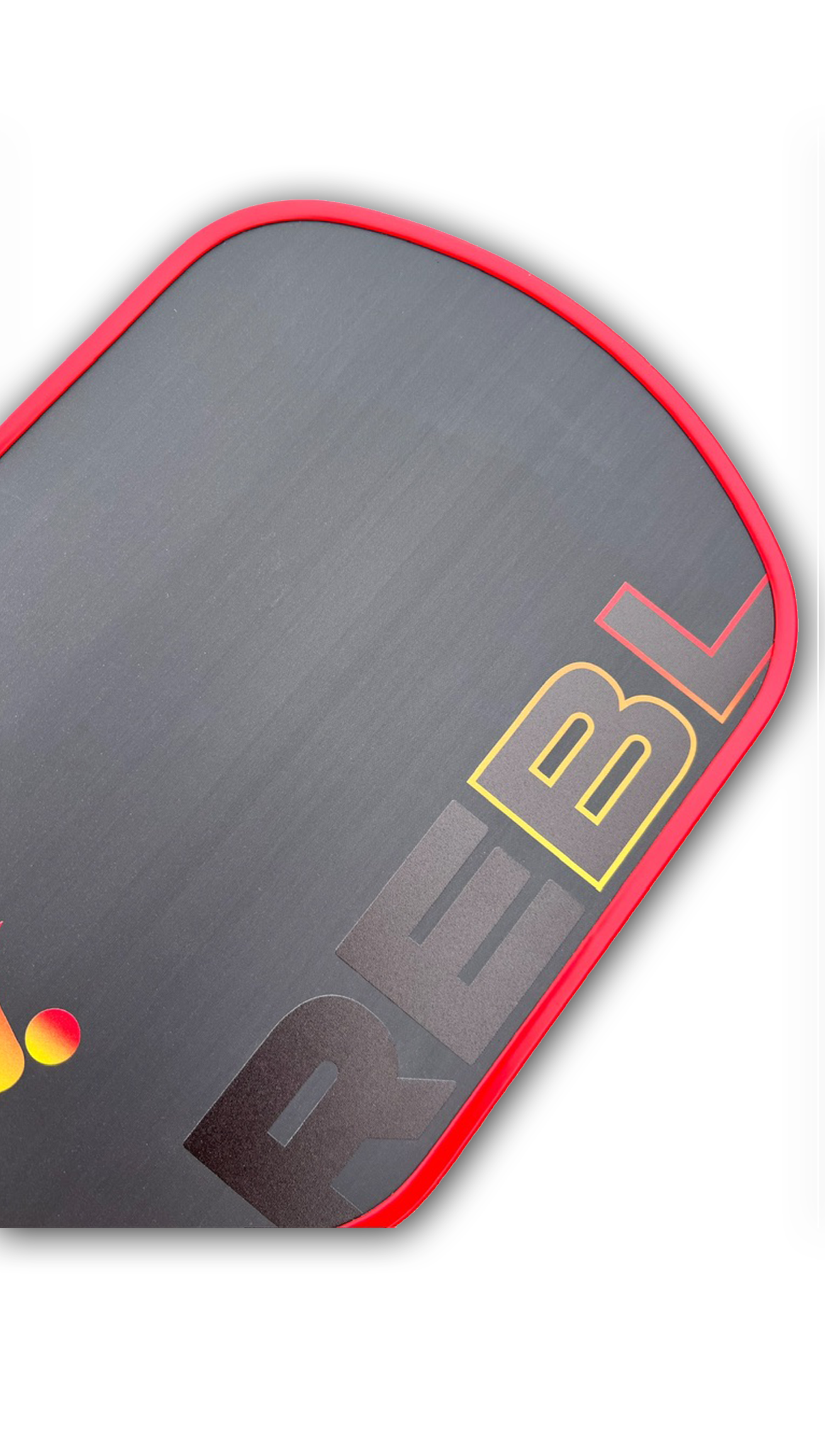 Raw carbon fiber pickleball paddle 